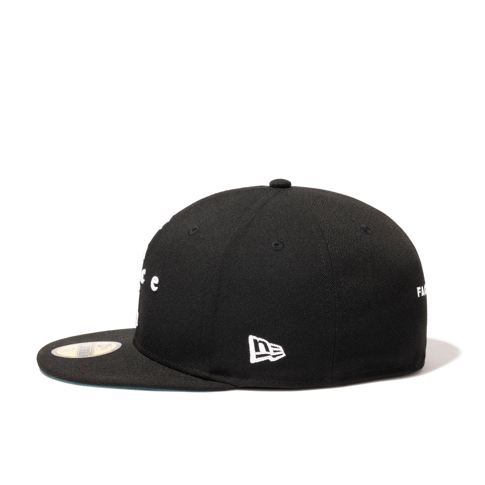 59FIFTY FACETASM FW23 ブラック シャークテイルアンダーバイザー