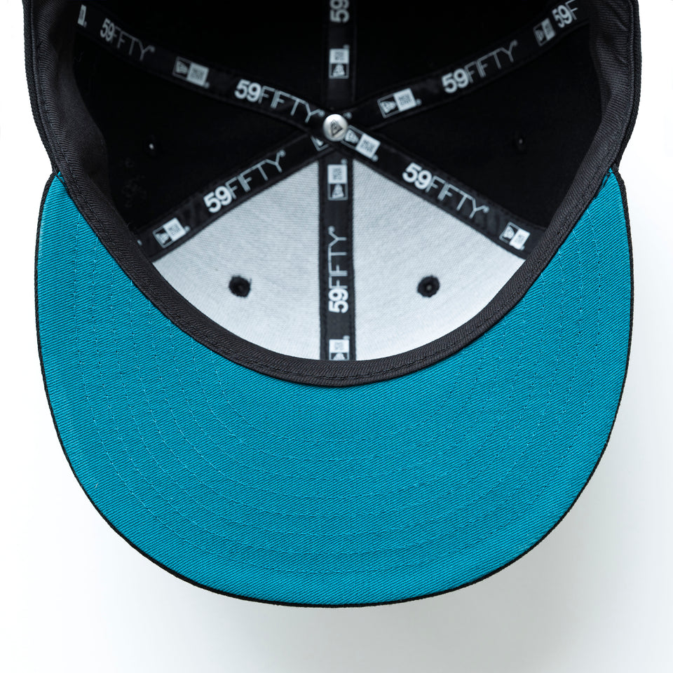 59FIFTY FACETASM FW23 ブラック シャークテイルアンダーバイザー