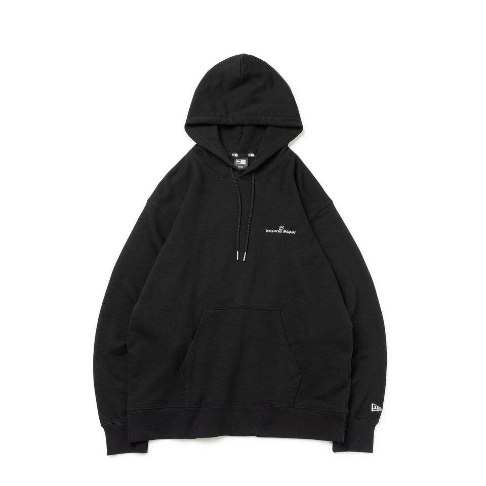 裏毛 オーバーサイズド スウェット プルオーバーフーディー JEAN MICHEL BASQUIAT ジャン=ミシェル・バスキア ブラック
