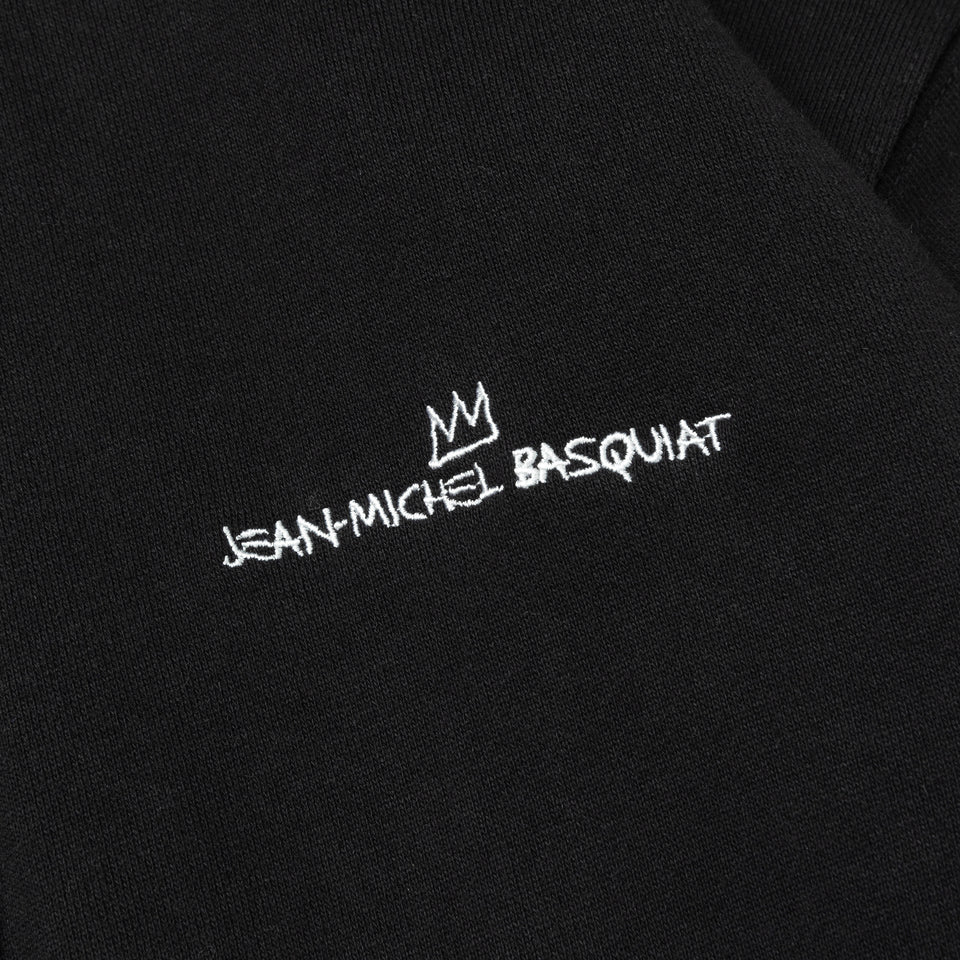裏毛 オーバーサイズド スウェット プルオーバーフーディー JEAN MICHEL BASQUIAT ジャン=ミシェル・バスキア ブラック