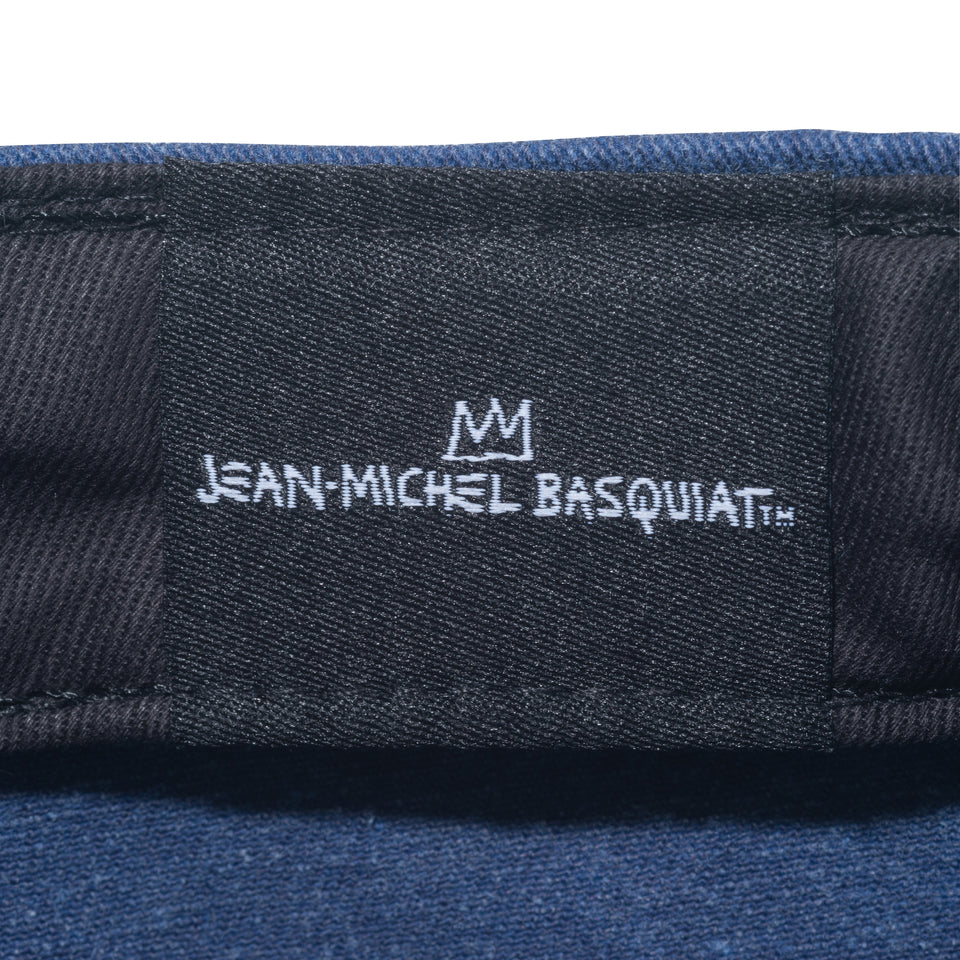 RC 59FIFTY Flat Visor JEAN MICHEL BASQUIAT ジャン=ミシェル・バスキア アシッドウォッシュ ネイビー