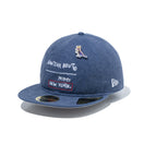 RC 59FIFTY Flat Visor JEAN MICHEL BASQUIAT ジャン=ミシェル・バスキア アシッドウォッシュ ネイビー