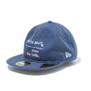 RC 59FIFTY Flat Visor JEAN MICHEL BASQUIAT ジャン=ミシェル・バスキア アシッドウォッシュ ネイビー