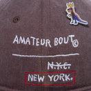 RC 59FIFTY Flat Visor JEAN MICHEL BASQUIAT ジャン=ミシェル・バスキア アシッドウォッシュ ブラウン