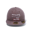 RC 59FIFTY Flat Visor JEAN MICHEL BASQUIAT ジャン=ミシェル・バスキア アシッドウォッシュ ブラウン