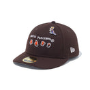 LP 59FIFTY JEAN MICHEL BASQUIAT ジャン=ミシェル・バスキア CHEESE POPCORN バーントウッド