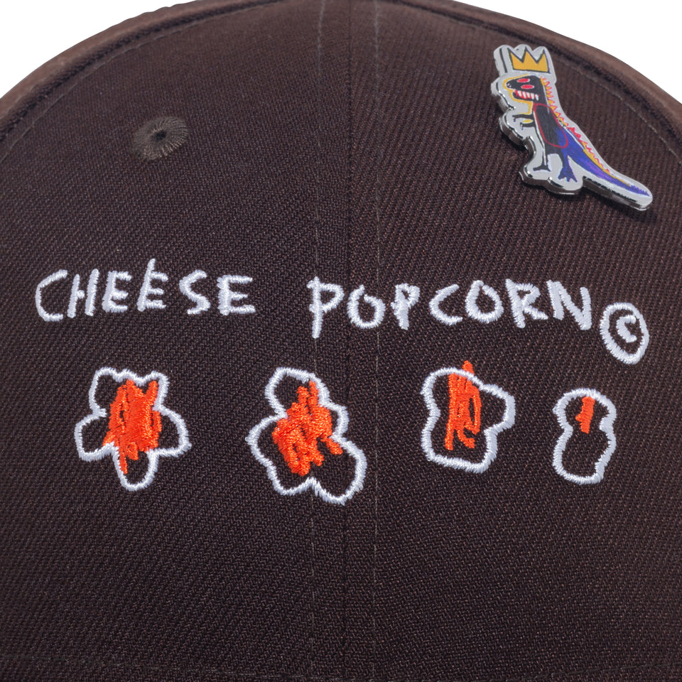 LP 59FIFTY JEAN MICHEL BASQUIAT ジャン=ミシェル・バスキア CHEESE POPCORN バーントウッド