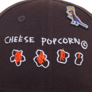 LP 59FIFTY JEAN MICHEL BASQUIAT ジャン=ミシェル・バスキア CHEESE POPCORN バーントウッド