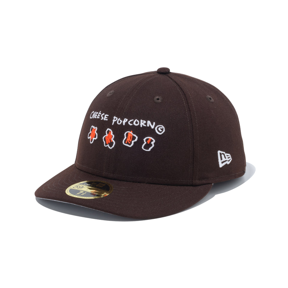 LP 59FIFTY JEAN MICHEL BASQUIAT ジャン=ミシェル・バスキア CHEESE POPCORN バーントウッド