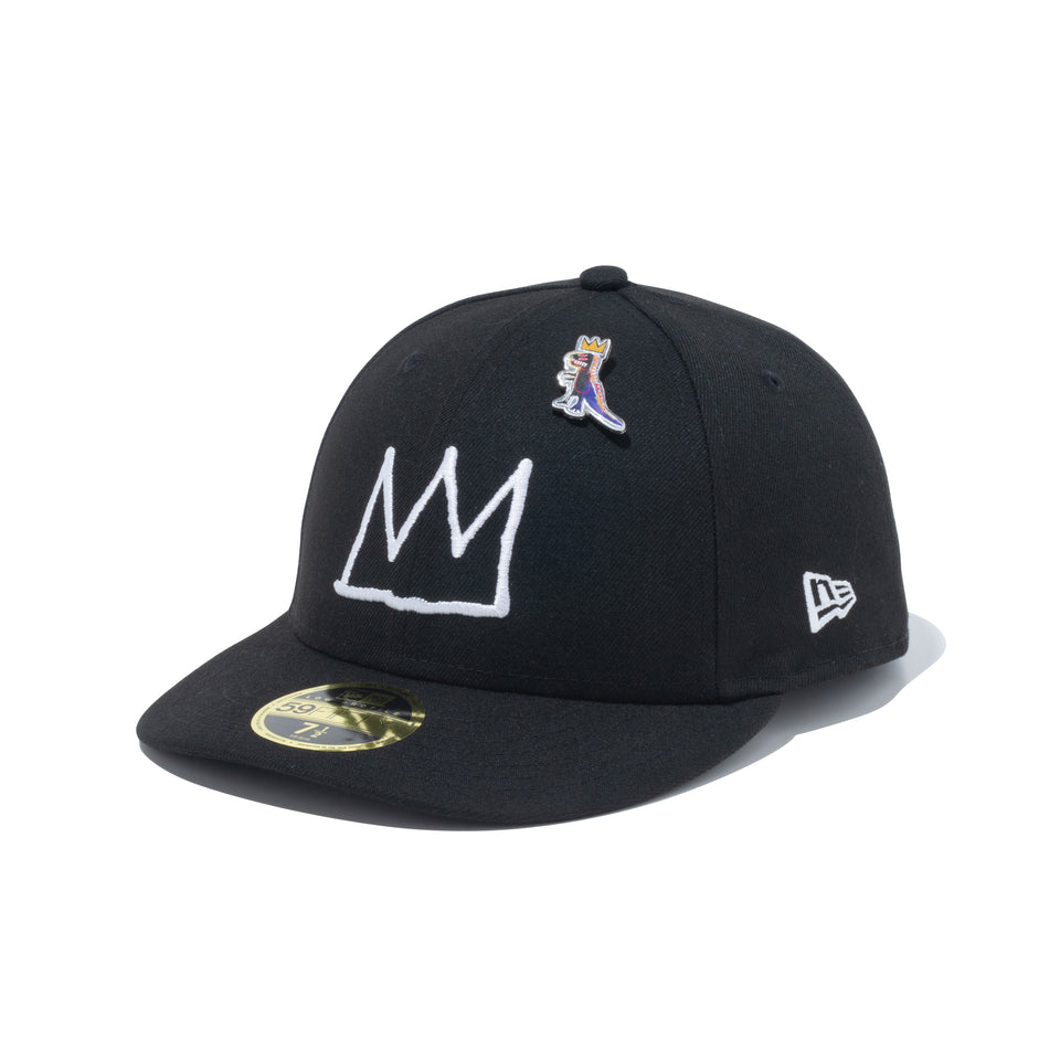 LP 59FIFTY JEAN MICHEL BASQUIAT ジャン=ミシェル・バスキア Crown ブラック