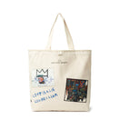 キャンバストート 22L JEAN MICHEL BASQUIAT ジャン=ミシェル・バスキア  LOVE IS A LIE LOVER=LIAR アイボリー