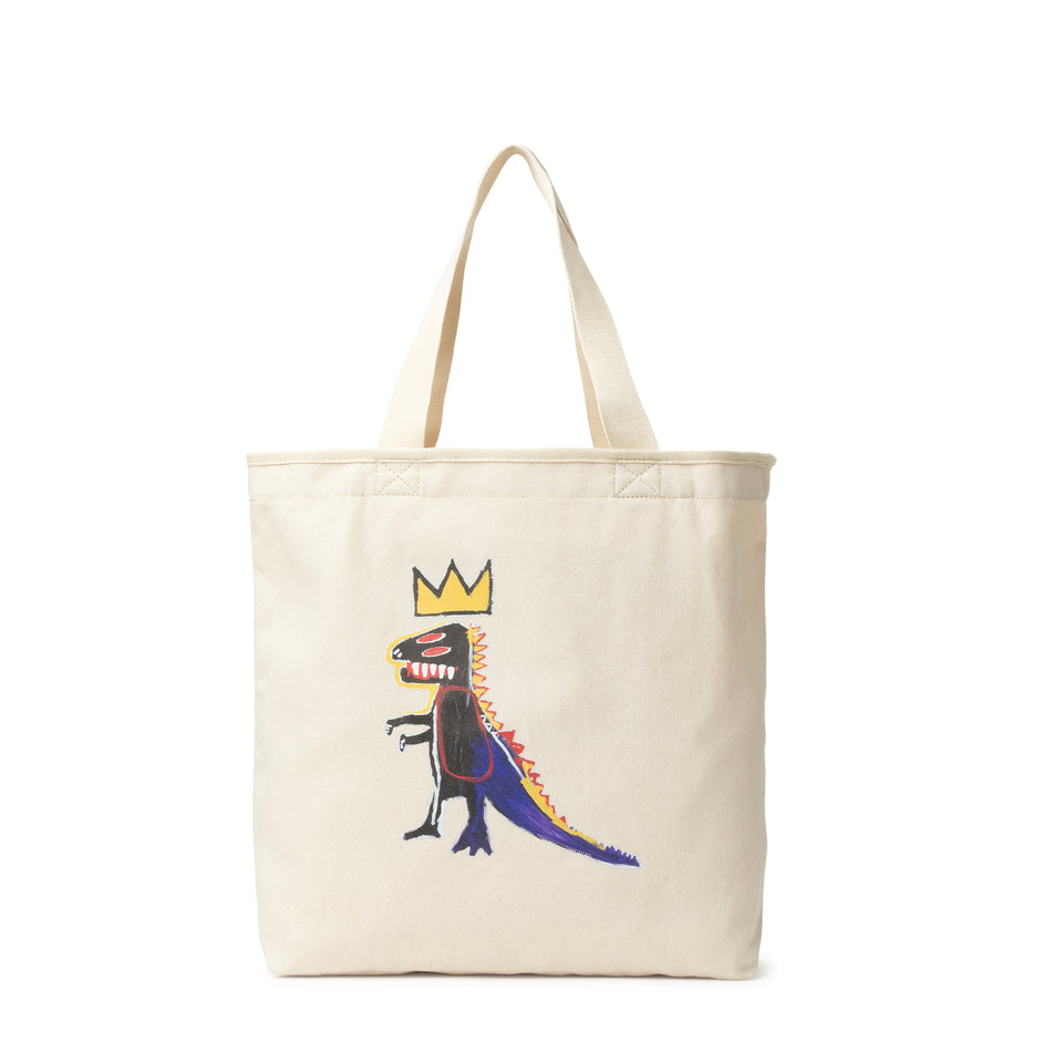 キャンバストート 22L JEAN MICHEL BASQUIAT ジャン=ミシェル・バスキア PEZ DISPENSER アイボリー