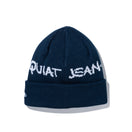 ベーシック カフニット JEAN MICHEL BASQUIAT ジャン=ミシェル・バスキア ニューヨーク・ヤンキース ネイビー