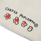 ベーシック カフニット JEAN MICHEL BASQUIAT ジャン=ミシェル・バスキア CHEESE POPCORN ブラック