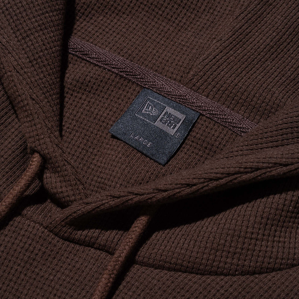 オーバーサイズド ワッフル プルオーバーフーディー BLACK LABEL FW23 ウォルナット