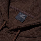 オーバーサイズド ワッフル プルオーバーフーディー BLACK LABEL FW23 ウォルナット