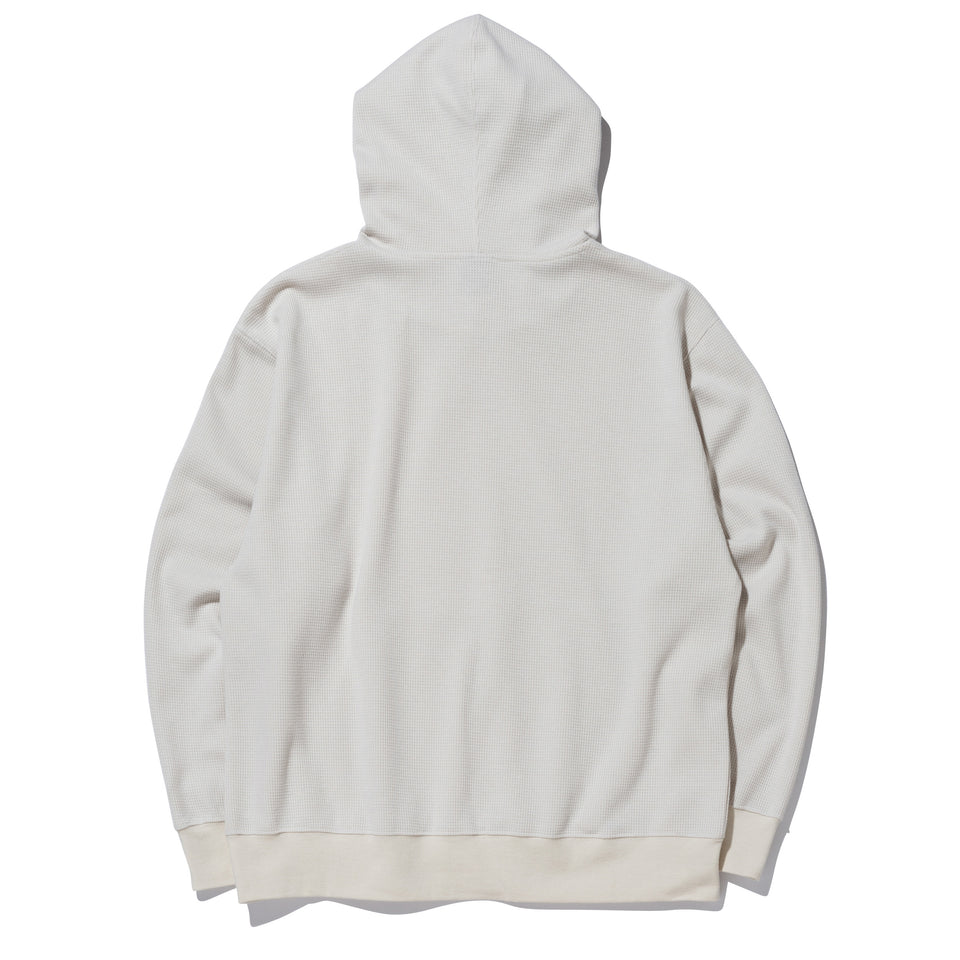 オーバーサイズド ワッフル プルオーバーフーディー BLACK LABEL FW23 ストーン