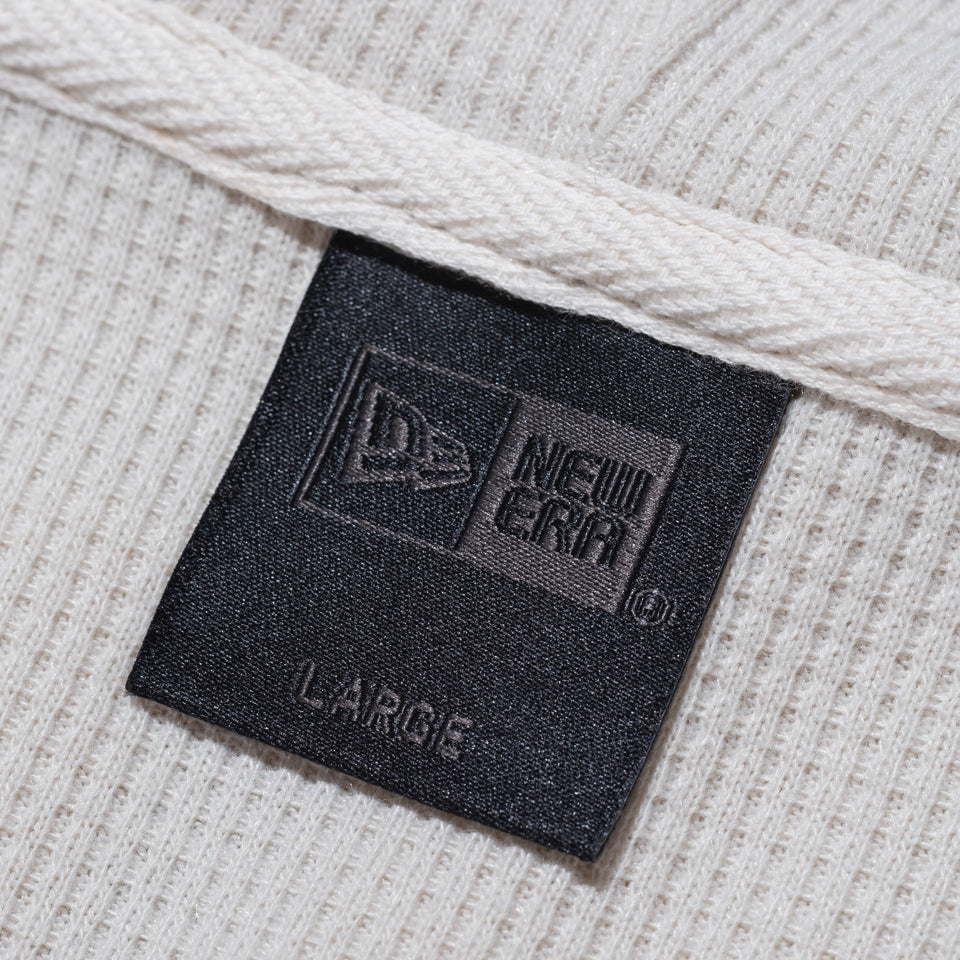 オーバーサイズド ワッフル プルオーバーフーディー BLACK LABEL FW23 ストーン
