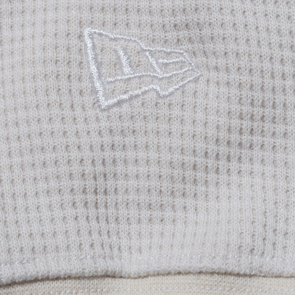 オーバーサイズド ワッフル プルオーバーフーディー BLACK LABEL FW23 ストーン