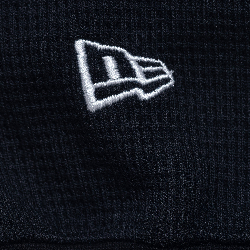 オーバーサイズド ワッフル プルオーバーフーディー BLACK LABEL FW23 ブラック
