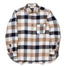 長袖 フランネルチェックシャツ BLACK LABEL FW23 ブラックチェック