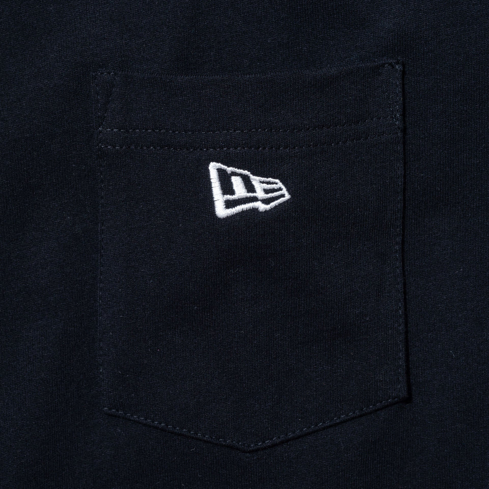 長袖 ポケット Tシャツ BLACK LABEL FW23 フラッグロゴ ブラック