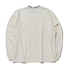 長袖 オーバーサイズド Tシャツ BLACK LABEL FW23 ジャカードロゴ オフホワイト