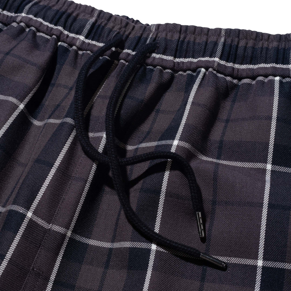 イージーパンツ マルチチェック BLACK LABEL FW23 ブラック