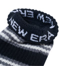 ソックス クルー 2ペア BLACK LABEL FW23 ブラウンボーダー / ブラックボーダー