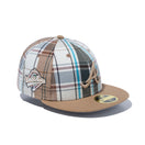 LP 59FIFTY BLACK LABEL FW23 アトランタ・ブレーブス オフホワイトチェック