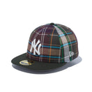 LP 59FIFTY BLACK LABEL FW23 ニューヨーク・ヤンキース オリーブチェック