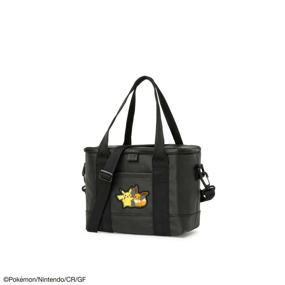 【ゴルフ】トートバッグミニ インサレーテッド 5L Pokémon ポケモン ピカチュウ イーブイ ブラック