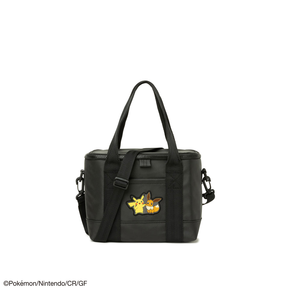 【ゴルフ】トートバッグミニ インサレーテッド 5L Pokémon ポケモン ピカチュウ イーブイ ブラック