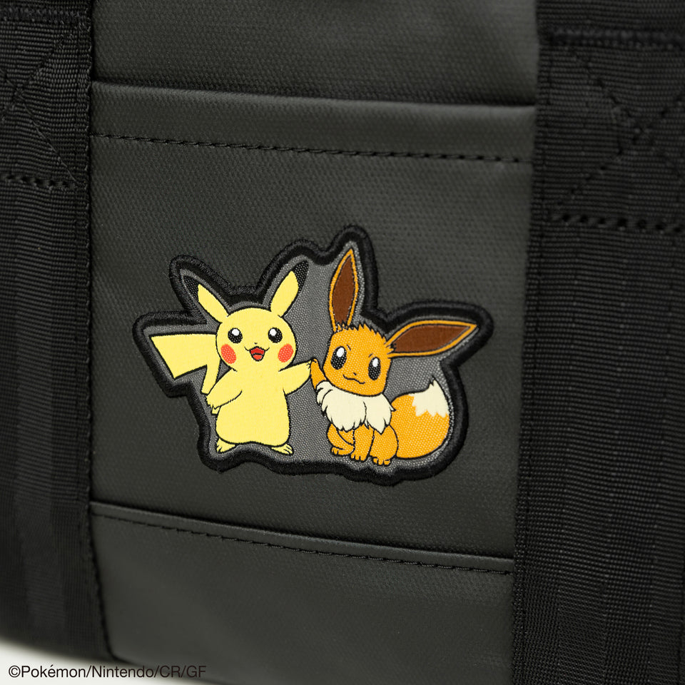【ゴルフ】トートバッグミニ インサレーテッド 5L Pokémon ポケモン ピカチュウ イーブイ ブラック