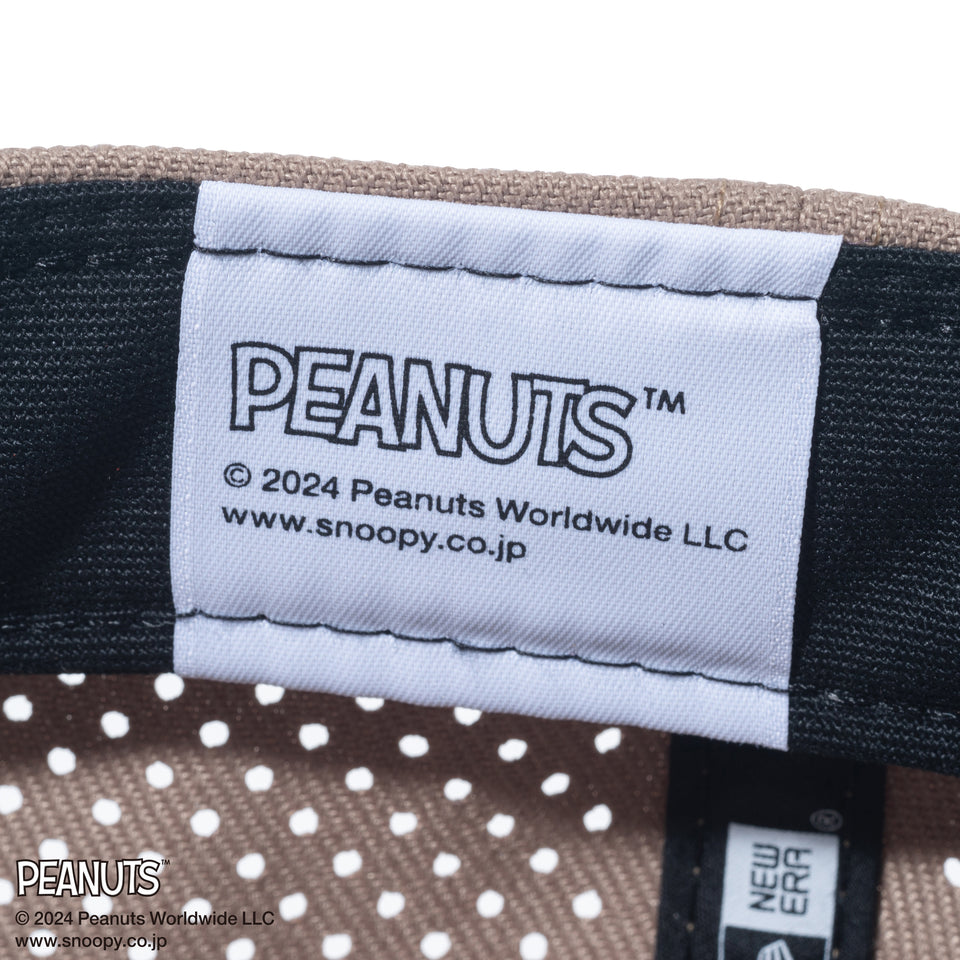 【ゴルフ】9FORTY PEANUTS ピーナッツ レーザーパフォーテッド ブリティッシュカーキ