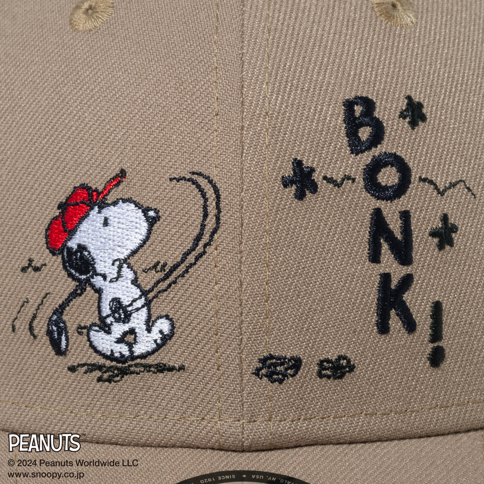【ゴルフ】9FORTY PEANUTS ピーナッツ レーザーパフォーテッド ブリティッシュカーキ