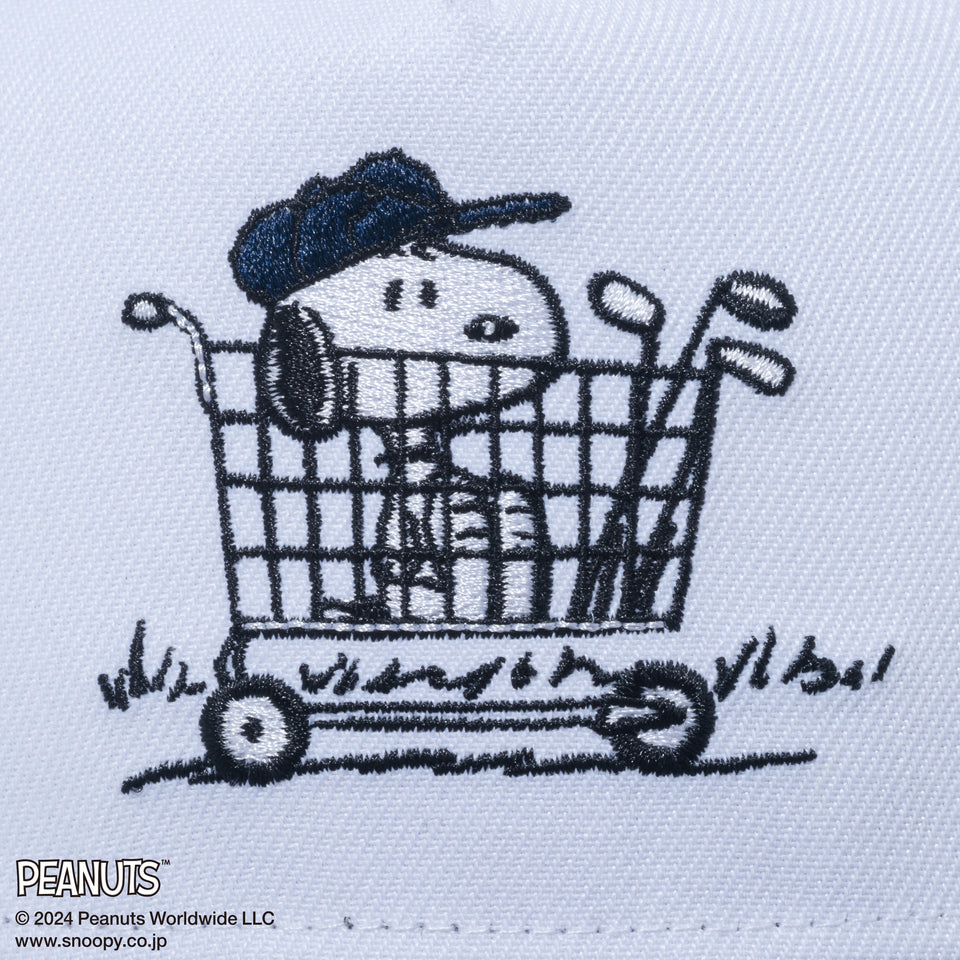 【ゴルフ】9FORTY A-Frame トラッカー On Par PEANUTS ピーナッツ ホワイト/ネイビー