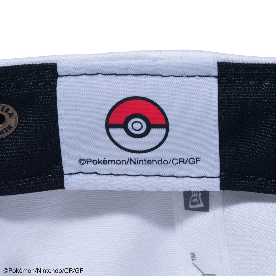 【ゴルフ】 9TWENTY ロングバイザー Pokémon ポケモン ピカチュウ イーブイ ホワイト