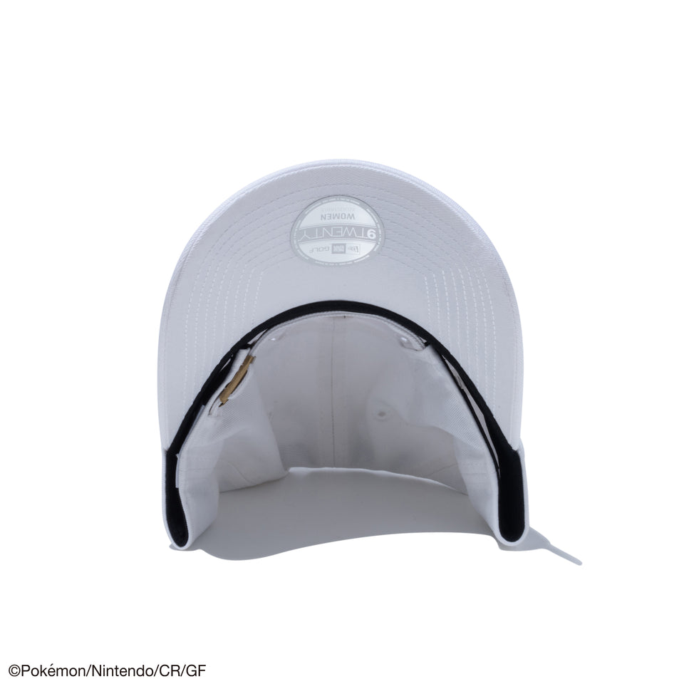 【ゴルフ】 9TWENTY ロングバイザー Pokémon ポケモン ピカチュウ イーブイ ホワイト