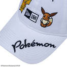 【ゴルフ】 9TWENTY ロングバイザー Pokémon ポケモン ピカチュウ イーブイ ホワイト