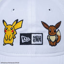 【ゴルフ】 9TWENTY ロングバイザー Pokémon ポケモン ピカチュウ イーブイ ホワイト