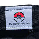 【ゴルフ】 9TWENTY ロングバイザー Pokémon ポケモン ピカチュウ イーブイ ブラック