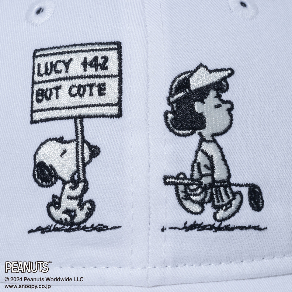 【ゴルフ】9TWENTY ロングバイザー PEANUTS ピーナッツ ホワイト