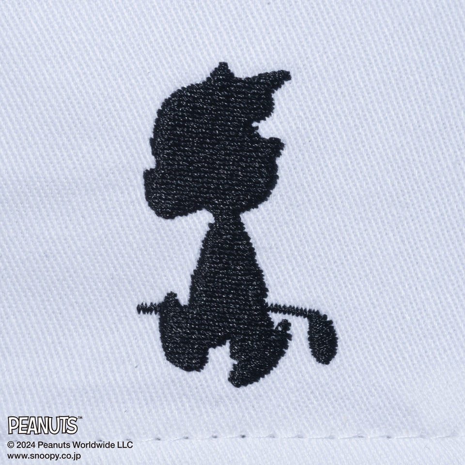 【ゴルフ】9TWENTY ロングバイザー PEANUTS ピーナッツ ホワイト