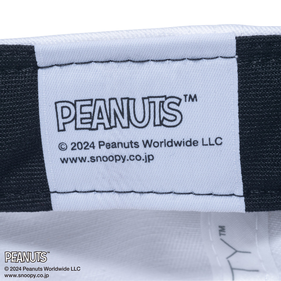 【ゴルフ】9TWENTY ロングバイザー PEANUTS ピーナッツ ホワイト