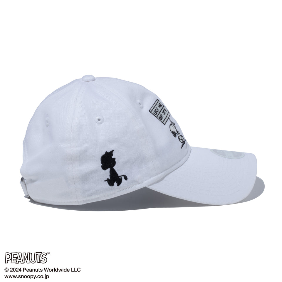 【ゴルフ】9TWENTY ロングバイザー PEANUTS ピーナッツ ホワイト