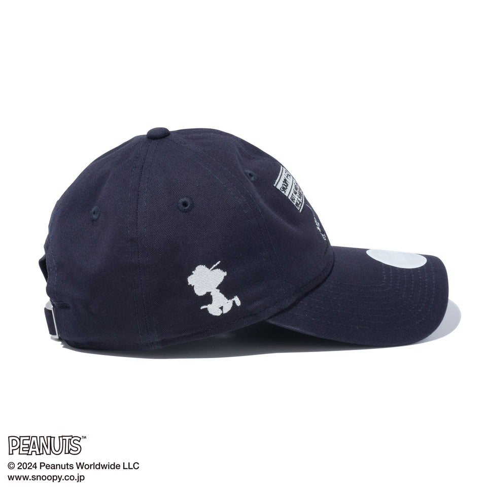【ゴルフ】9TWENTY ロングバイザー PEANUTS ピーナッツ ネイビー
