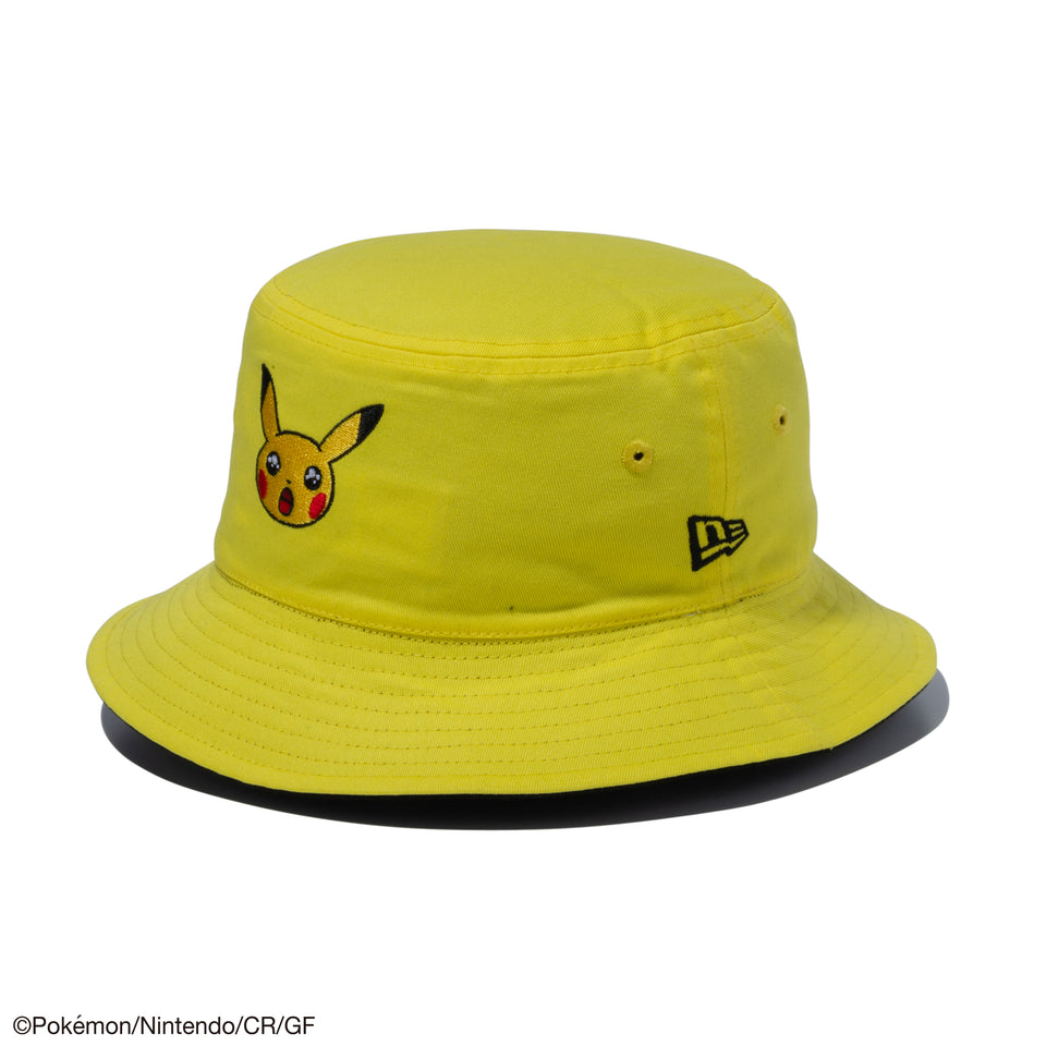 バケット01 リバーシブル Pokémon ポケモン ピカチュウ ブラック/イエロー