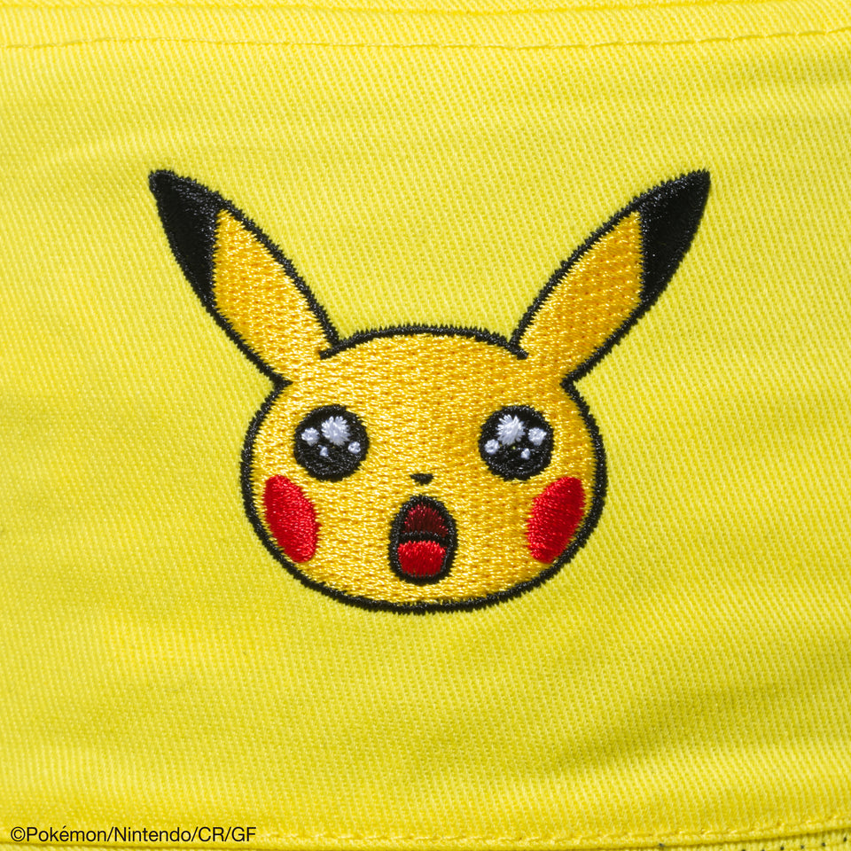バケット01 リバーシブル Pokémon ポケモン ピカチュウ ブラック/イエロー