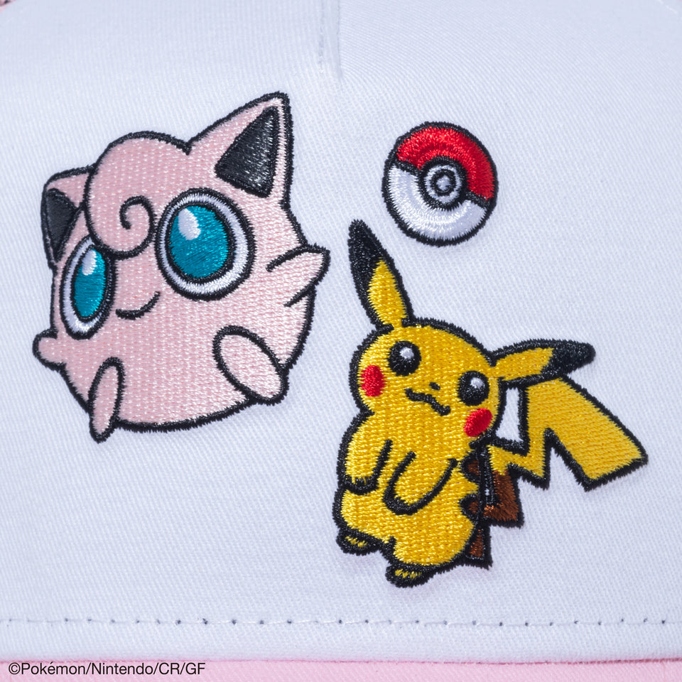 9FORTY A-Frame トラッカー Pokémon ポケモン ピカチュウ プリン ホワイト/ピンク